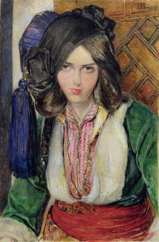 Una ragazza turca, 1863 - The Makins Collection